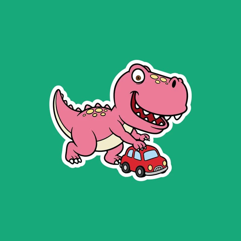 Rex a autíčko